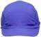 A blue cap with mesh details on the sides, viewed from the front.