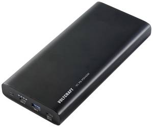 VOLTCRAFT VC PB PD140W Power bank 22400 mAh Quick Charge 3.0, Power Delivery 3.0 Li-ion  Black (matt) Status display