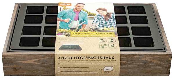 Siena Garden 11121 Breeding box Wood (dark), Anthracite 1 Set