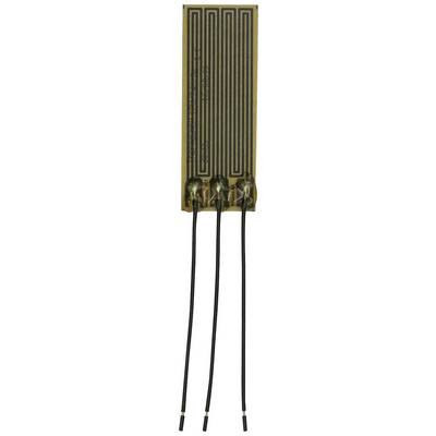 Flexible, long black heating film with three connections; ideal for applications requiring uniform heat distribution.