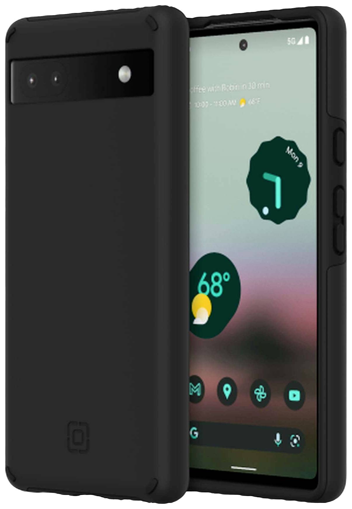 Image of Incipio Duo Back cover Google Pixel 6a Black Shockproof GG-092-BLK