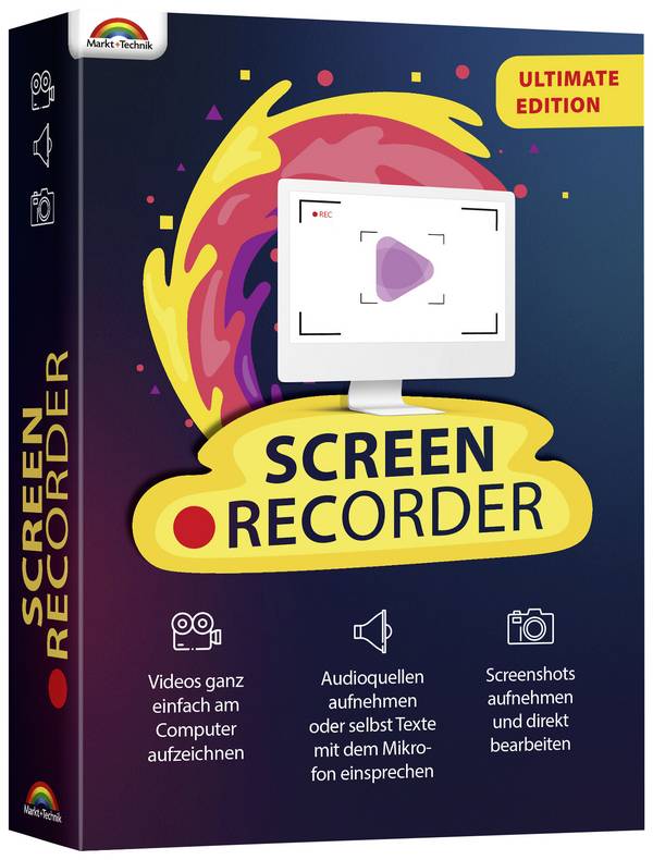 Markt & Technik Screen Recorder Ultimate Full version, 1 licence Windows DAW software
