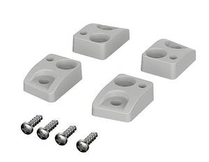 Bopla BCD WL-7035 Wall fittings  (L x W x H) 48 x 50 x 20 mm Acrylonitrile butadiene styrene Grey-white (RAL 7035) 1 pc(s)