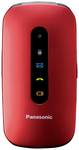 Panasonic KX-TU456 Big button flip top mobile phone Shockproof Red