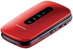 Panasonic KX-TU456 Big button flip top mobile phone Shockproof Red