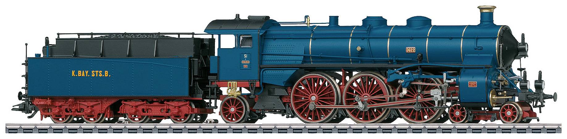 Märklin 39438 H0 steam locomotive S 3/6 MHI-vers.2022, MHI-1