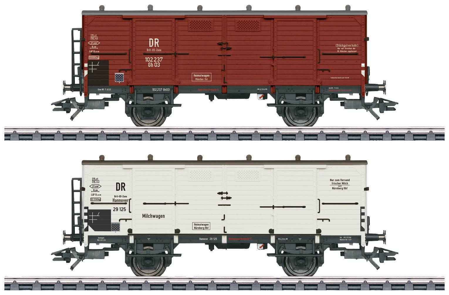 Image of Maerklin 48818 H0 Milk wagon set of DB
