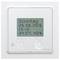 The image shows an electronic display of a thermostat. It displays 'Sunday, 26/06/2016, 15:12, 24.5°C, 40%'.