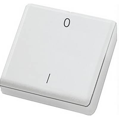 A white toggle switch in the 'Off' position, identifiable by the inscription '0' at the top and 'I' at the bottom of the switch surface.
