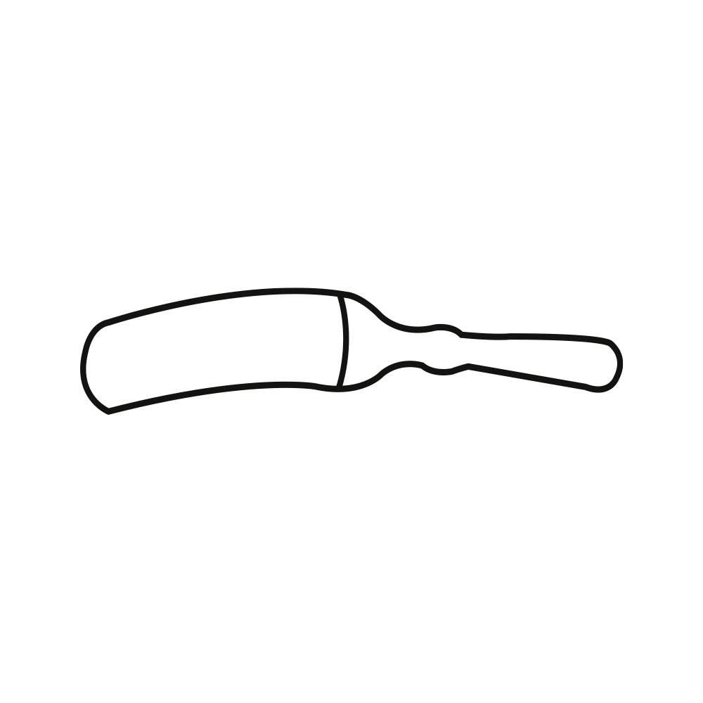 Cricket bat illustration on a white background.