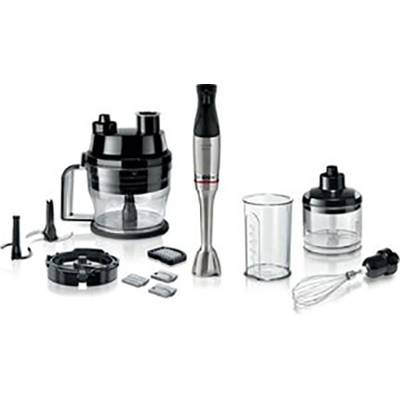 Image of Bosch Haushalt ErgoMaster Serie 6 Hand-held blender 1200 W with graduated beaker, with mixing jar, Multifunction, Whisk attachment, BPA-free Stainless steel,