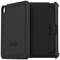 Black OtterBox protective case for a tablet. Solid back and reinforced corners for extra protection.