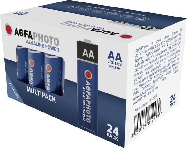 AgfaPhoto Power LR6 AA battery Alkali-manganese  1.5 V 24 pc(s)