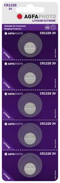 AgfaPhoto Button cell CR 1220 3 V 5 pc(s) Lithium