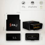 PAJ CAR OBD 4G 2.0 GPS tracker, vehicle tracker, truck stapler, auto tracker, plug & play