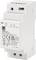 A white power supply unit for DIN rail mounting with specifications on the front. Model number: LPH24030, Input: 100-240V.