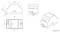Technical drawing of a rectangular device with detailed dimensions in millimetres from various perspectives.