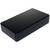 A rectangular, black plastic enclosure lid, ideal for storing and protecting electronic components.