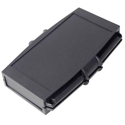 A black, rectangular USB enclosure. It has rounded edges and is designed to house electronic components.