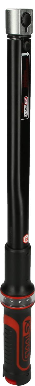 'Torque wrench with LED display and non-slip grip, suitable for precise tightening of screws in various applications.'