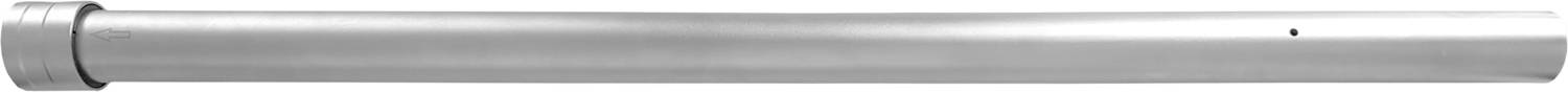 Long, silver metal tube with a small, visible weld seam near the left end.