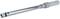 Torque wrench with graduated handle for precise application of torque to threaded connections.