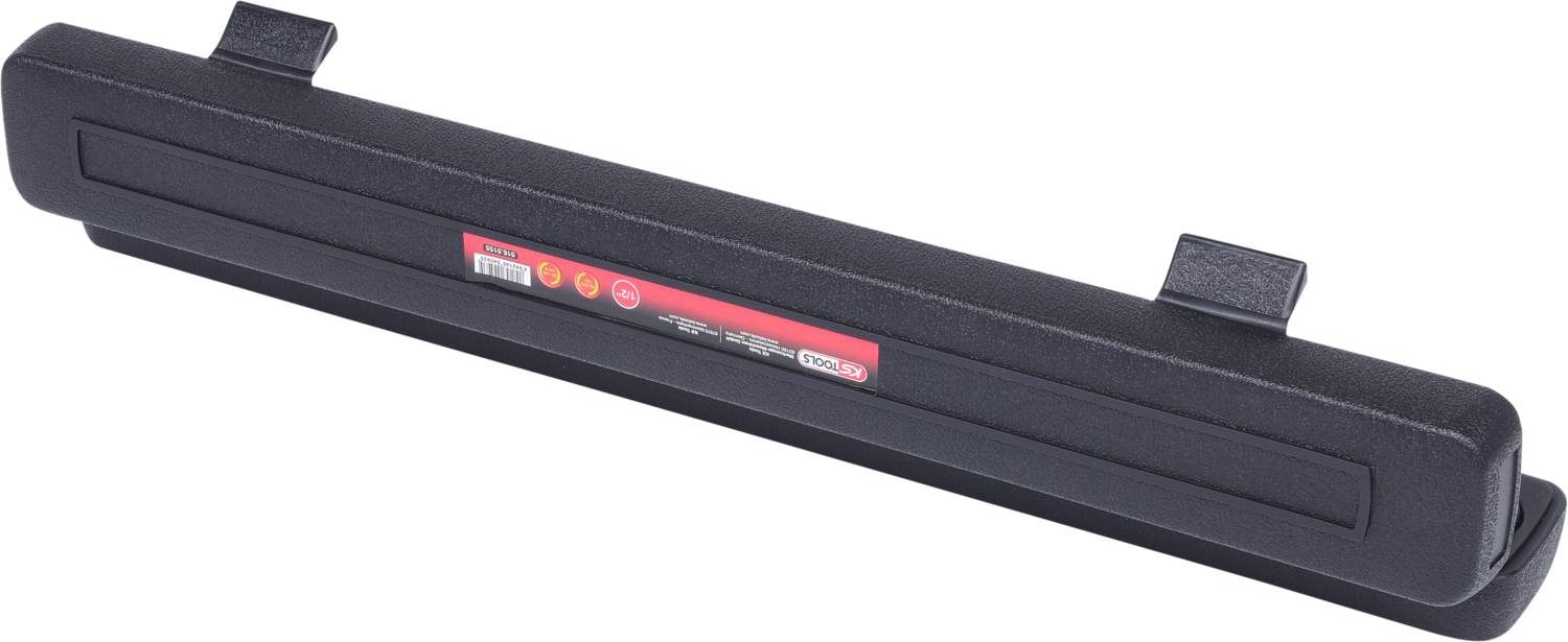 A black laptop battery, cylindrical in shape, with two mounting tabs and a label displaying manufacturer information.
