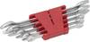 KS Tools 517.0145 5170145 Double-ended open ring spanner set Spanner size (metric) 8 - 19 mm