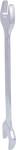Double-ended open-end wrench, 27x30 mm