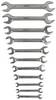 KS Tools 964.2245 9642245 Double-ended open ring spanner set Spanner size (metric) 30 mm