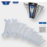 Double wrench set, 12-piece