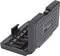 Black socket spanner set in an open plastic case, five socket spanners visible, suitable for mechanical applications.