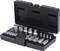 Open tool box with various sockets and bits, suitable for different screwdriving tasks.