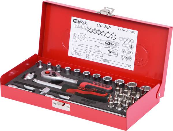 KS Tools 9174030 Bit set 1/4" (6.3 mm) 917.4030