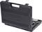 Black tool case with carry handle. When opened, it reveals various socket wrenches and tool inserts.