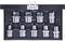 A set of ten silver allen keys, neatly arranged in a black box.