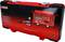 A red toolbox with ratchets, sockets and accessories, pictured on the packaging with product number 951.0646.