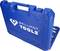 Blue case with the white printed text 'Brilliant Tools, powered by KS Tools'. The case has a handle and promises durability.