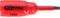Red KS Tools TX25 screwdriver with a black tip, close-up view.
