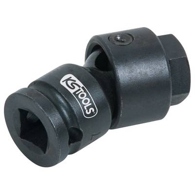 Universal metal joint socket with KS Tools logo, enabling flexible angle adjustment for tool applications.