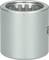 A silver ratchet socket extension with a cylindrical shape and a knurled inner ring, commonly used for screw-related tasks.