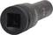 'Black square-headed nut, square aperture, E24 detail, CR-Mo material; robust tool for mechanical applications.'