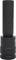 Black socket cap screw, cylindrically shaped, suitable for heavy-duty applications, shown in a vertical position.