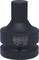 'KS TOOLS Adaptor for Impact Wrench, Size H22, Model Number 450.0478, Black. Suitable for Professional Use.'