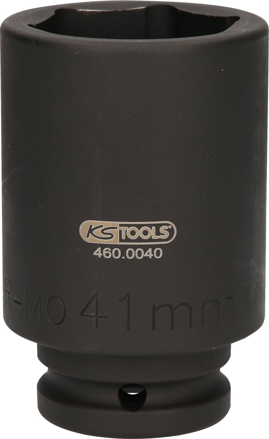 Socket for tools, brand 'KS Tools', model number 460.0040, size 41 mm, black, for use in mechanical work.
