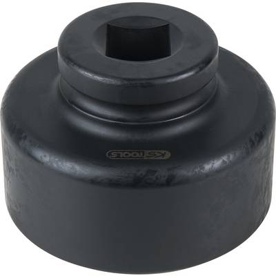 A large, black tool component with a square opening at the top, possibly a socket receiver, on a white background.