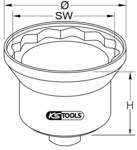 Axle nut key for Iveco, 105 mm