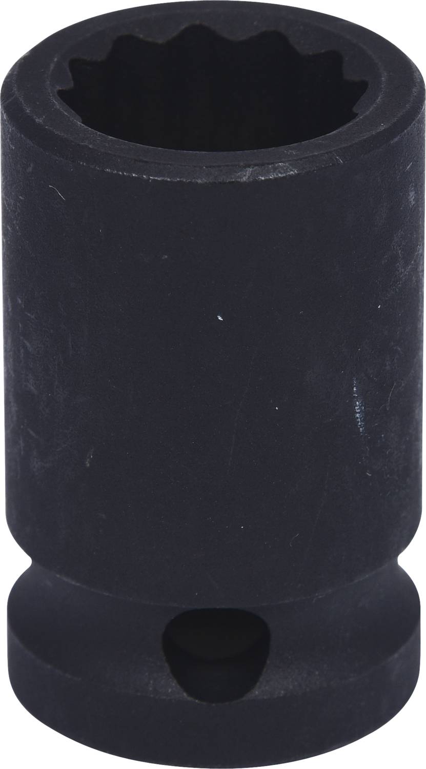 A black socket head cap screw, cylindrically shaped, with a star-form internal hexagon, used for screw-related tasks.