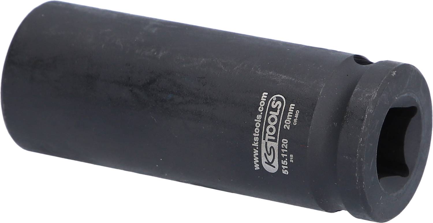 A black hexagonal socket wrench insert nut with the inscription 'KS Tools', size: 26mm.