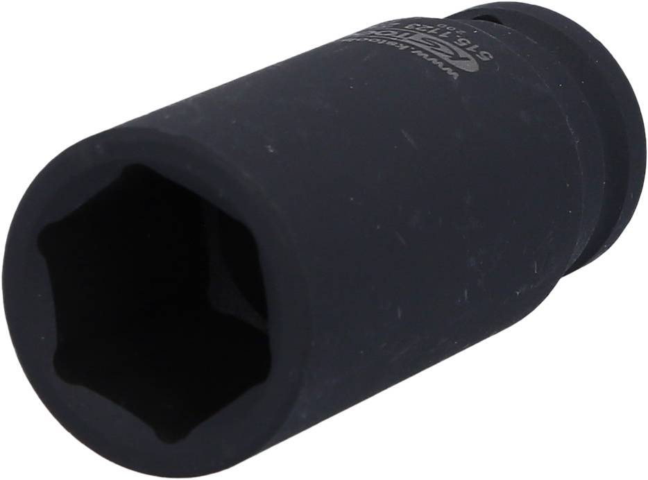 Long hex key with black coating, suitable for hex screws in professional applications.